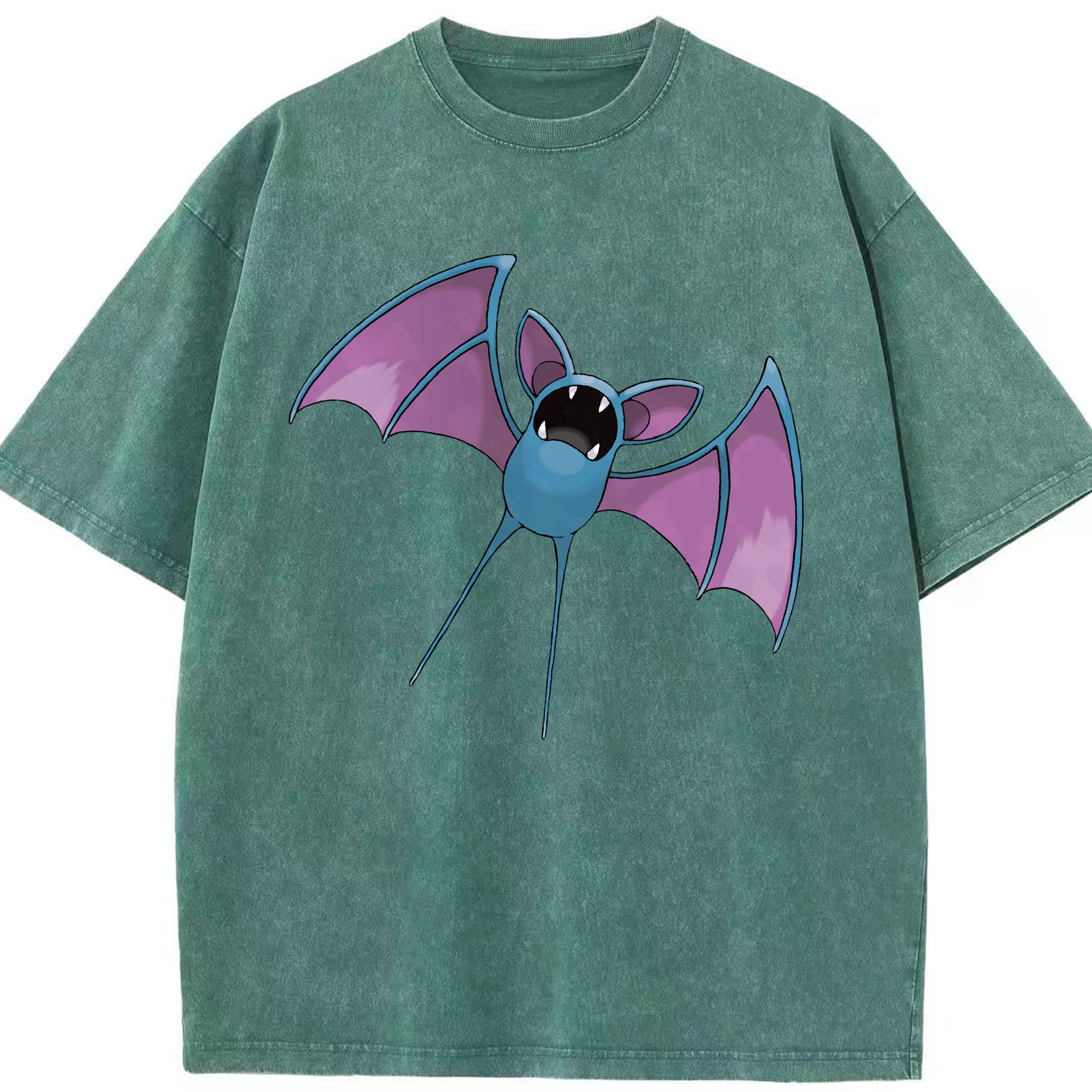 （画像用） ポケットモンスター Pokémon 綿100% ヴィンテージ風 半袖Tシャツ（フロントプリント）